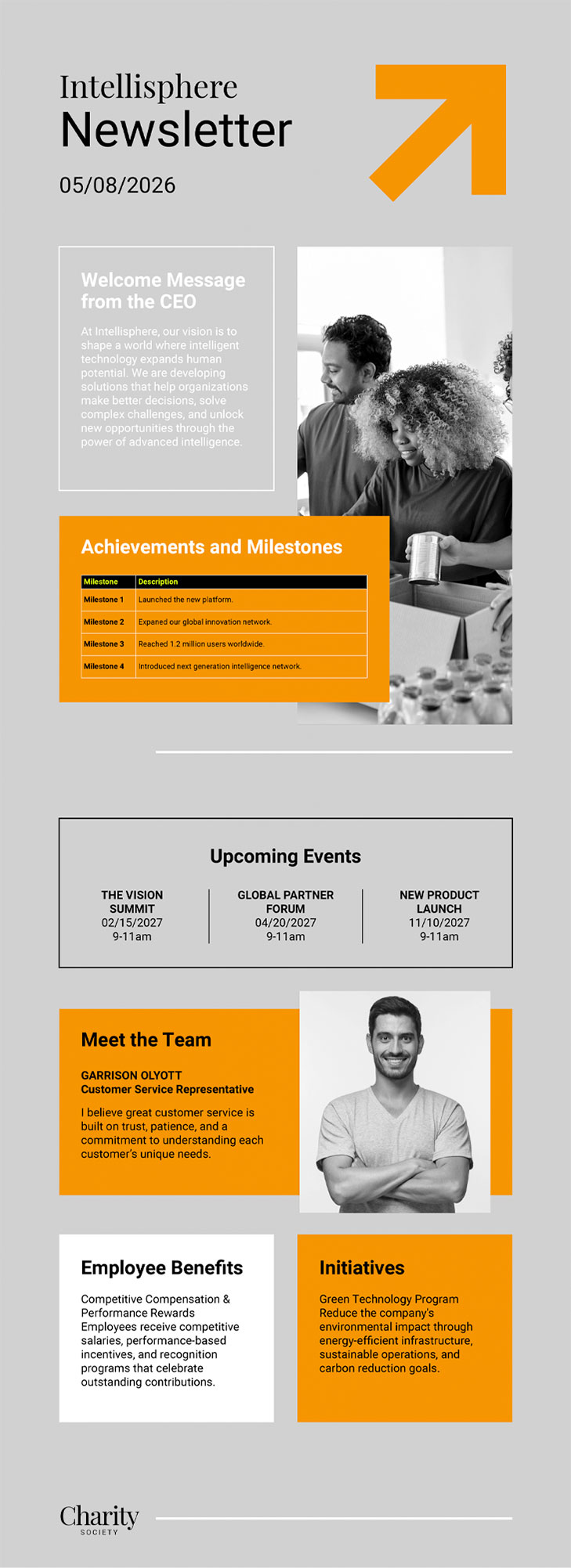 Eblast email sample design
