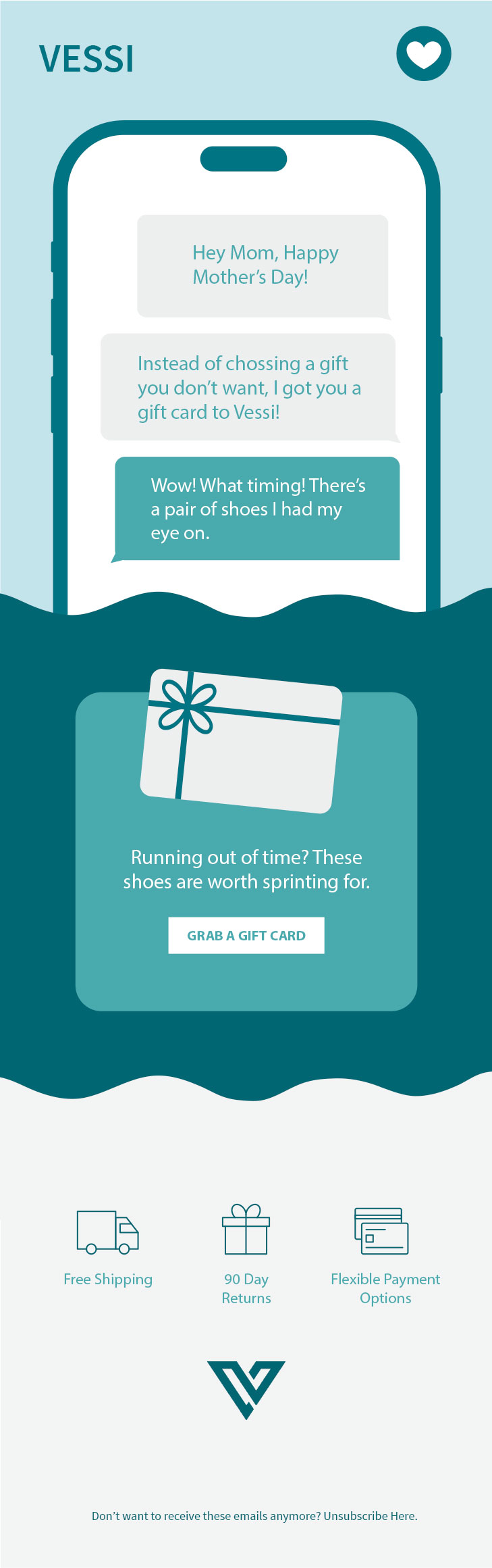 Eblast email sample design